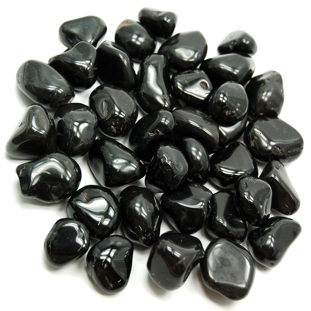 Tumbled Black Onyx Brazil Tumbled Stones 01